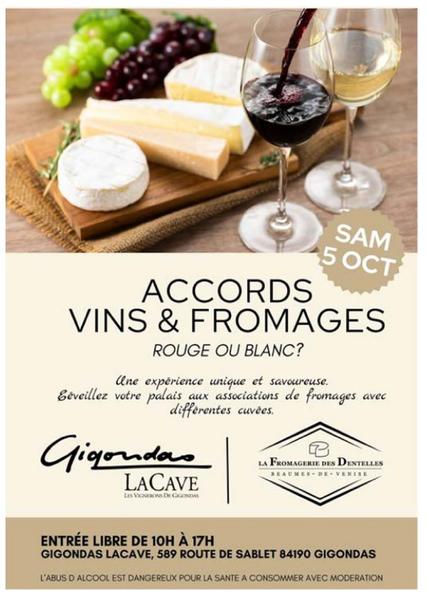 Affiche vin et fromage