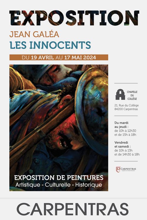 Exposition : "Les Innocents" : Jean Galéa Du 19/4/2023 au 16/5/2024
